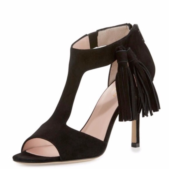 kate spade Shoes - Kate spade suede tassel heels